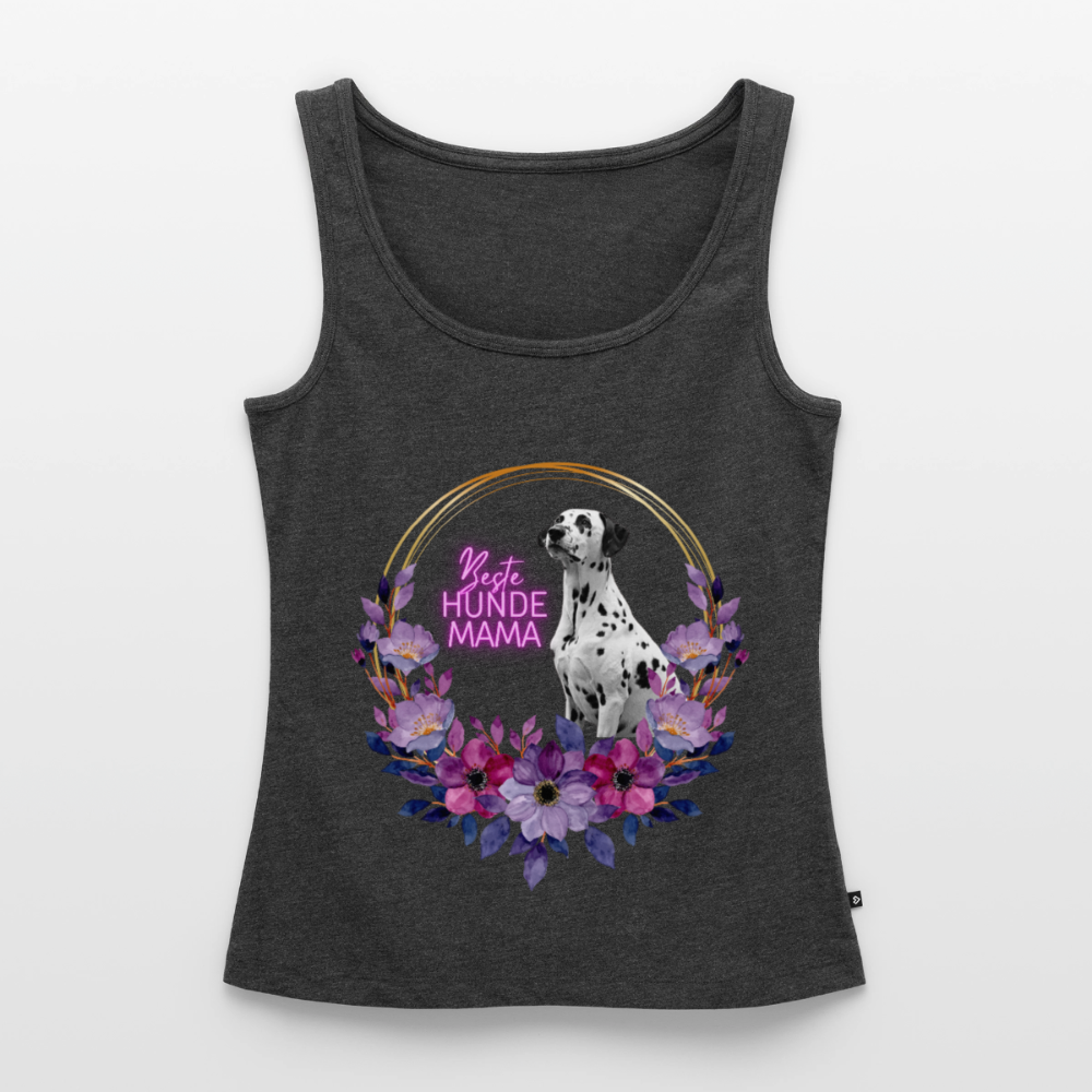 Boa´s Tank Top Premium Beste Hundemama - Anthrazit meliert