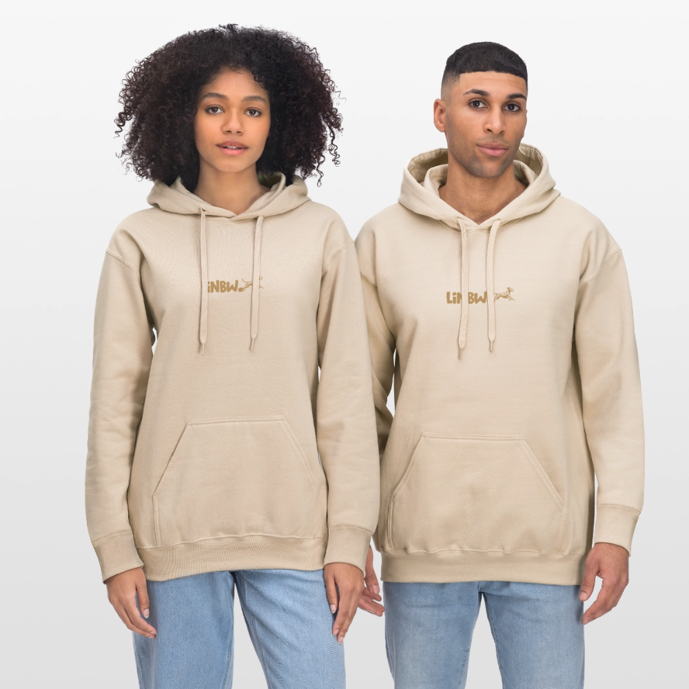 LiNBW. Crew Hoodie Brown Edition Life is not just black and white - Sand