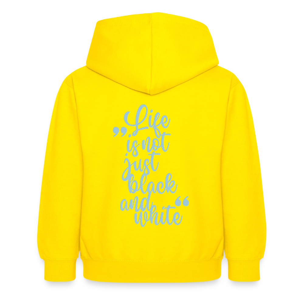 LiNBW. Crew Hoodie Life is not just black and white Edition Blue - LiNBW.