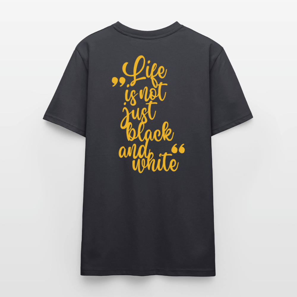 LiNBW. Unisex T-Shirt Premium Crew Yellow Edition Life is not just black and white - LiNBW.