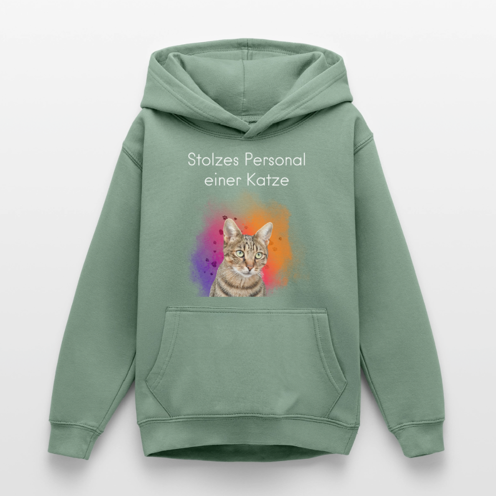 Teenager Hoodie - Graugrün