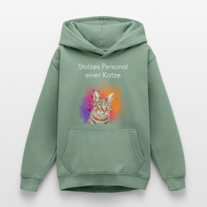 Teenager Hoodie - Graugrün