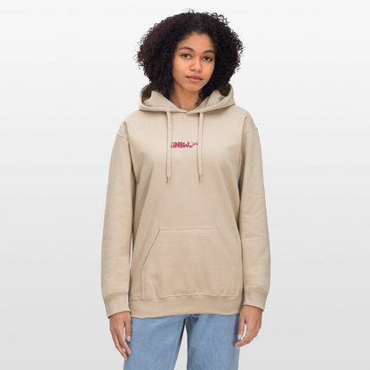 LiNBW. Crew Hoodie Pink Edition Life is not just black and white - Sand