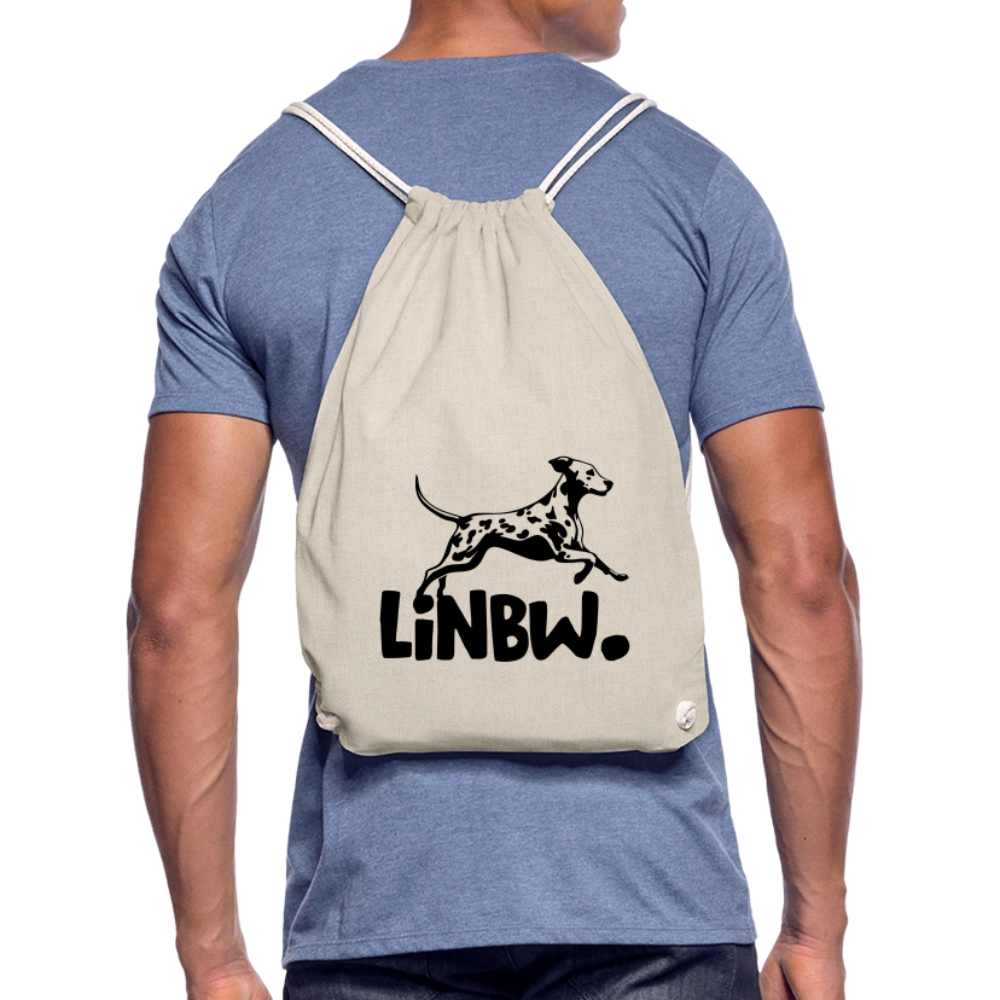 LiNBW. Turnbeutel Black Edition - Natur