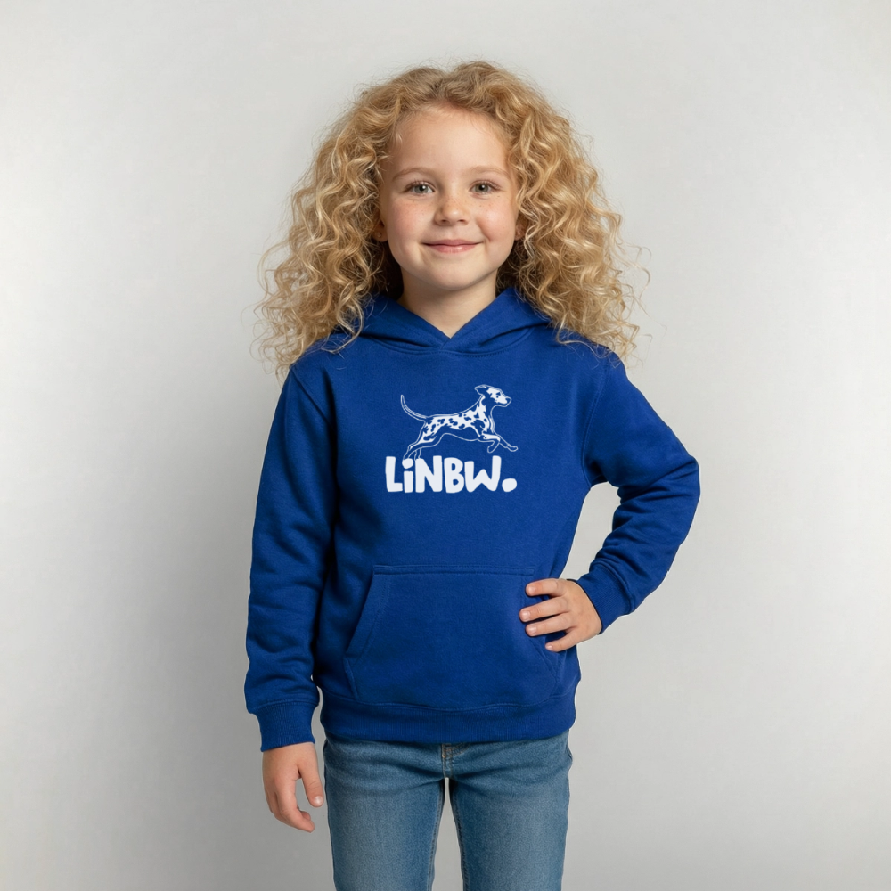 LiNBW. Hoodie White Edition - Royalblau