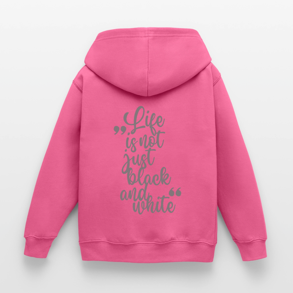 LiNBW. Crew Hoodie Life is not just black and white Edition Grey - LiNBW.