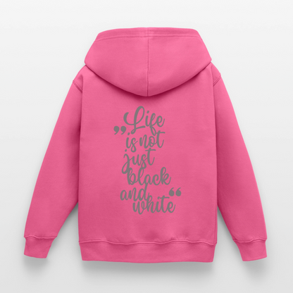 LiNBW. Crew Hoodie Life is not just black and white Edition Grey - LiNBW.