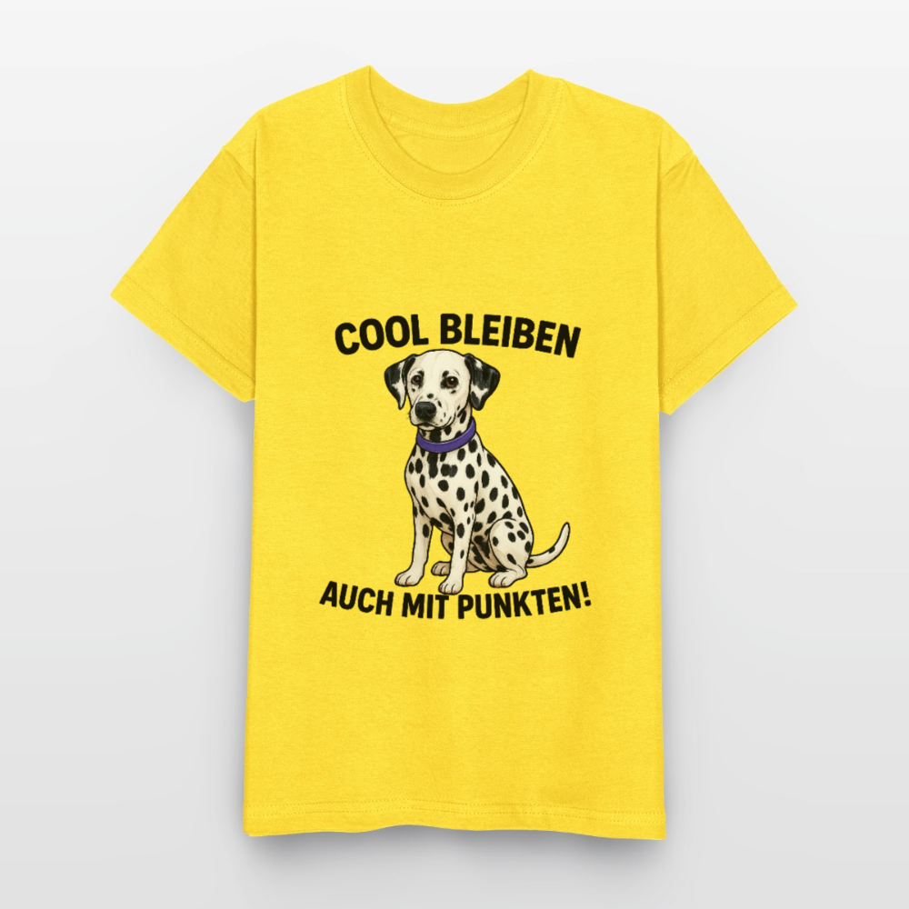 Davina's T-Shirt Cool bleiben auch mit Punkten - Gelb