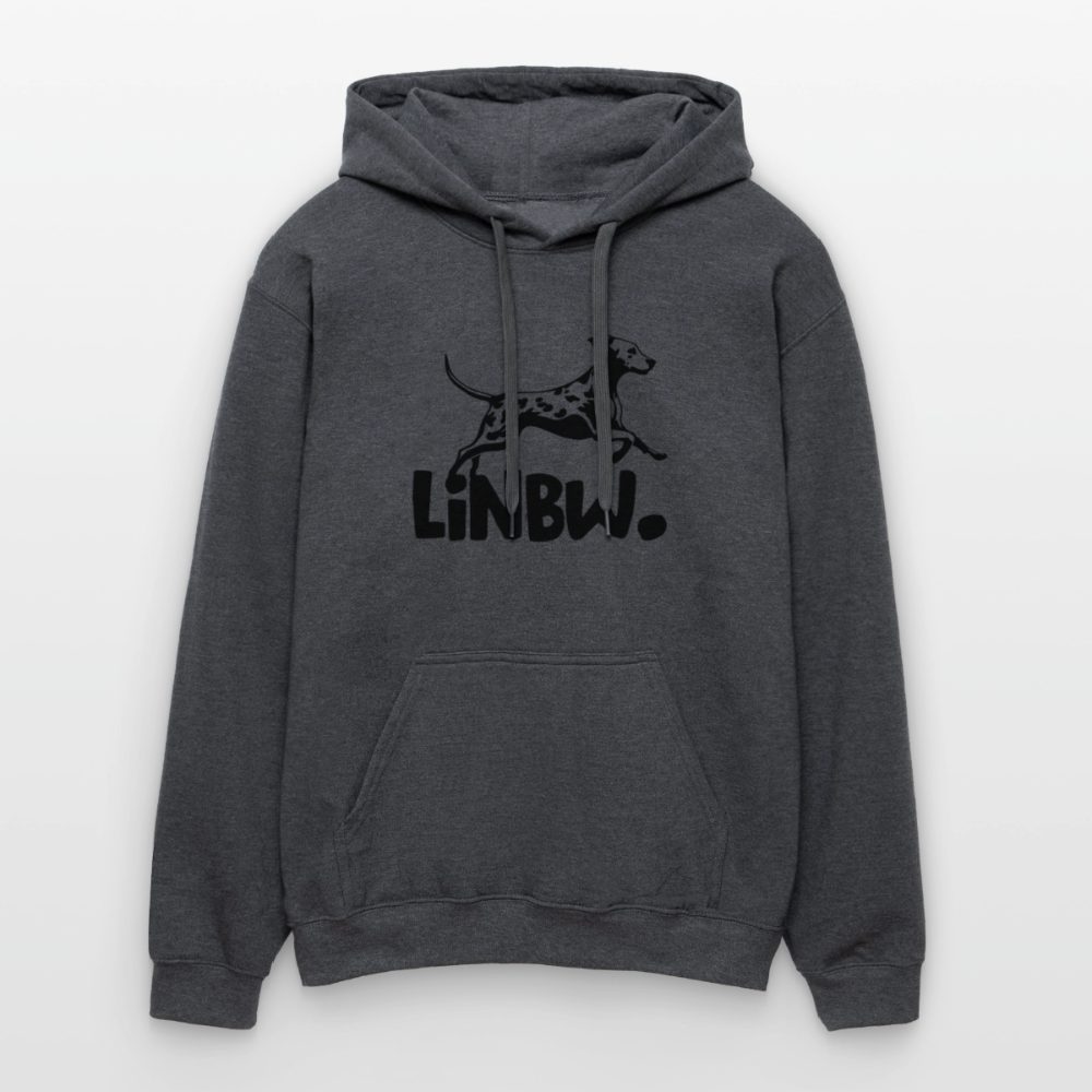 LiNBW. Hoodie Black Edition - Dunkelgrau meliert