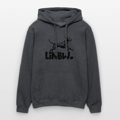 LiNBW. Hoodie Black Edition - Dunkelgrau meliert
