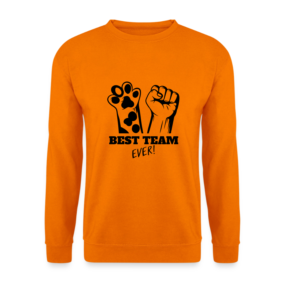 Best Team Ever Classic Pullover Black Edition - Orange