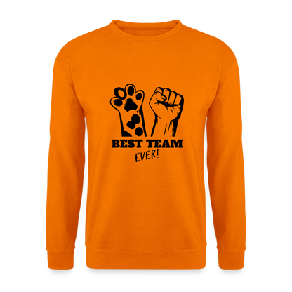 Best Team Ever Classic Pullover Black Edition - Orange