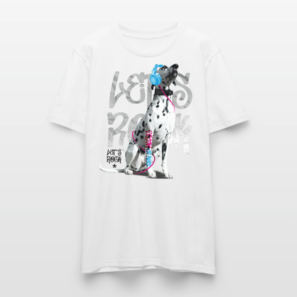 Boa's Unisex T-Shirt Premium Let's Rock - Weiß