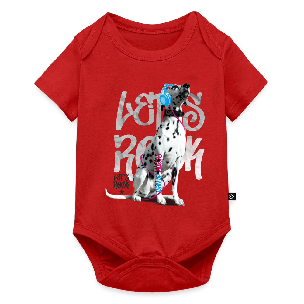 Boa´s Kurzarm-Body Let´s Rock - Rot