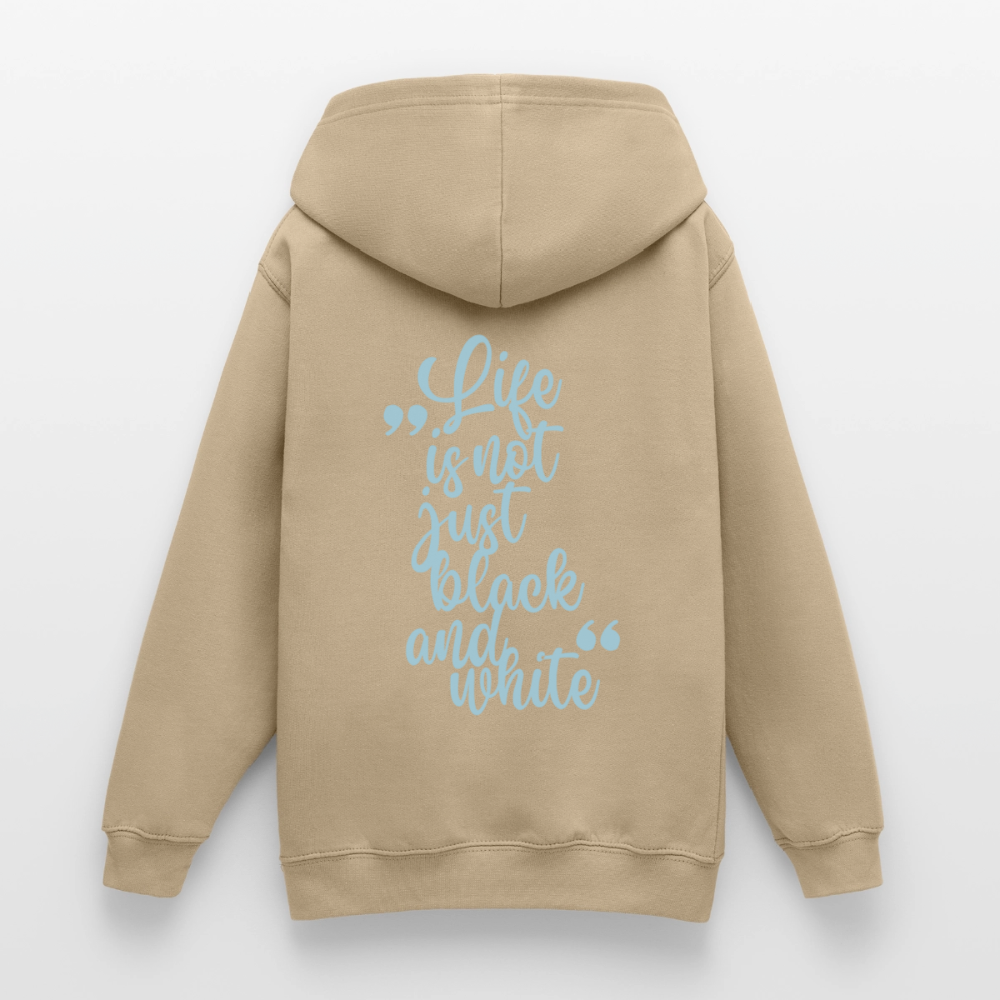 LiNBW. Crew Hoodie Life is not just black and white Edition Blue - LiNBW.