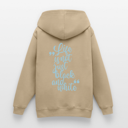 LiNBW. Crew Hoodie Life is not just black and white Edition Blue - LiNBW.