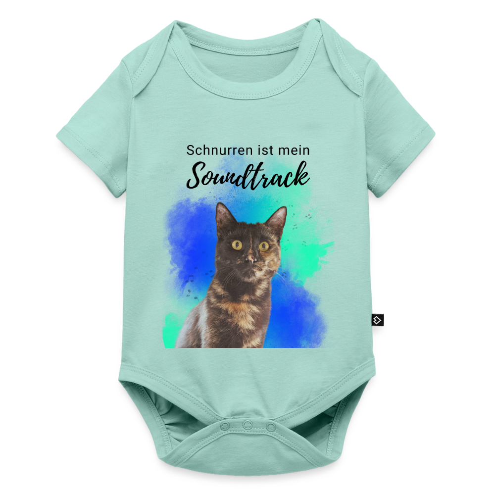 Nala´s Kurzarm-Body Schnurren ist mein Soundtrack Black Edition - LiNBW.