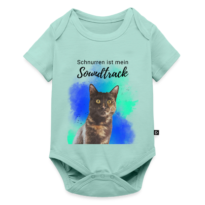 Nala´s Kurzarm-Body Schnurren ist mein Soundtrack Black Edition - LiNBW.