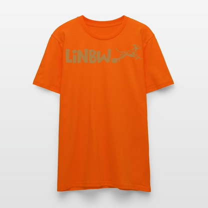 LiNBW. Unisex T-Shirt Premium Crew Brown Edition Life is not just black and white - Tieforange