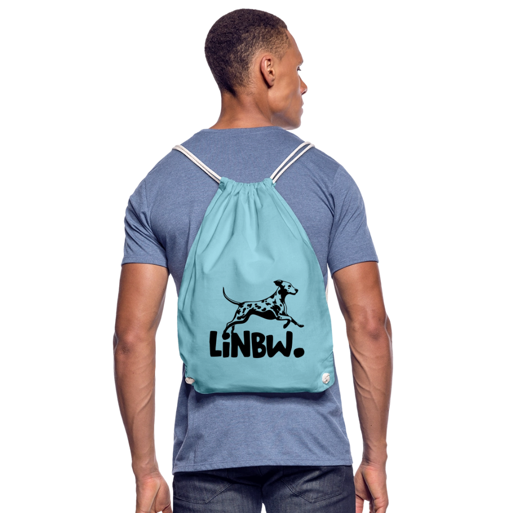 LiNBW. Turnbeutel Black Edition - Aqua