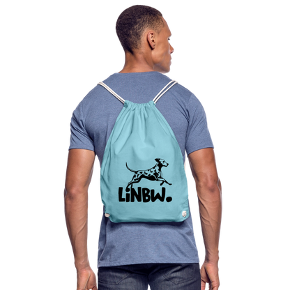 LiNBW. Turnbeutel Black Edition - Aqua
