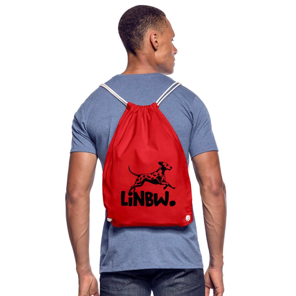 LiNBW. Turnbeutel Black Edition - Rot
