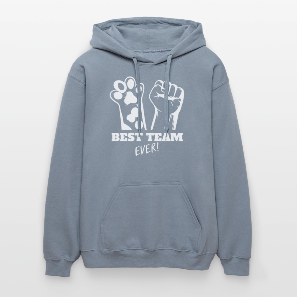 Best Team Ever Hoodie White Edition - Blau