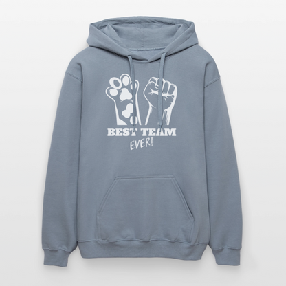 Best Team Ever Hoodie White Edition - Blau