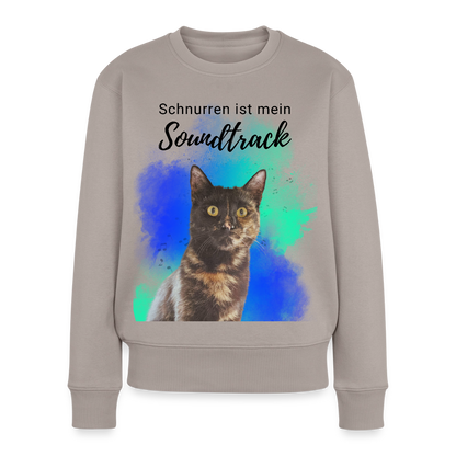 Nala's Pullover Schnurren ist mein Soundtrack Black Edition - Taupe