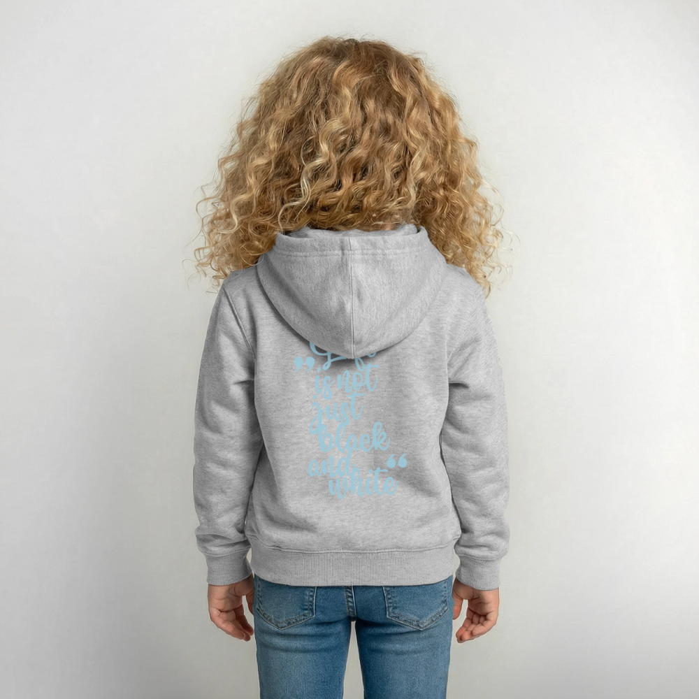 LiNBW. Crew Hoodie Life is not just black and white Edition Blue - LiNBW.
