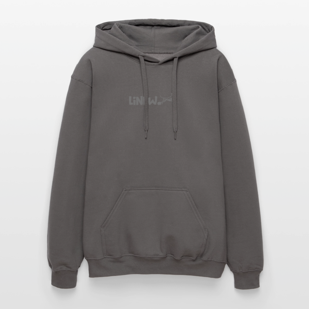 LiNBW. Crew Hoodie Grey Edition Life is not just black and white - Dunkelgrau
