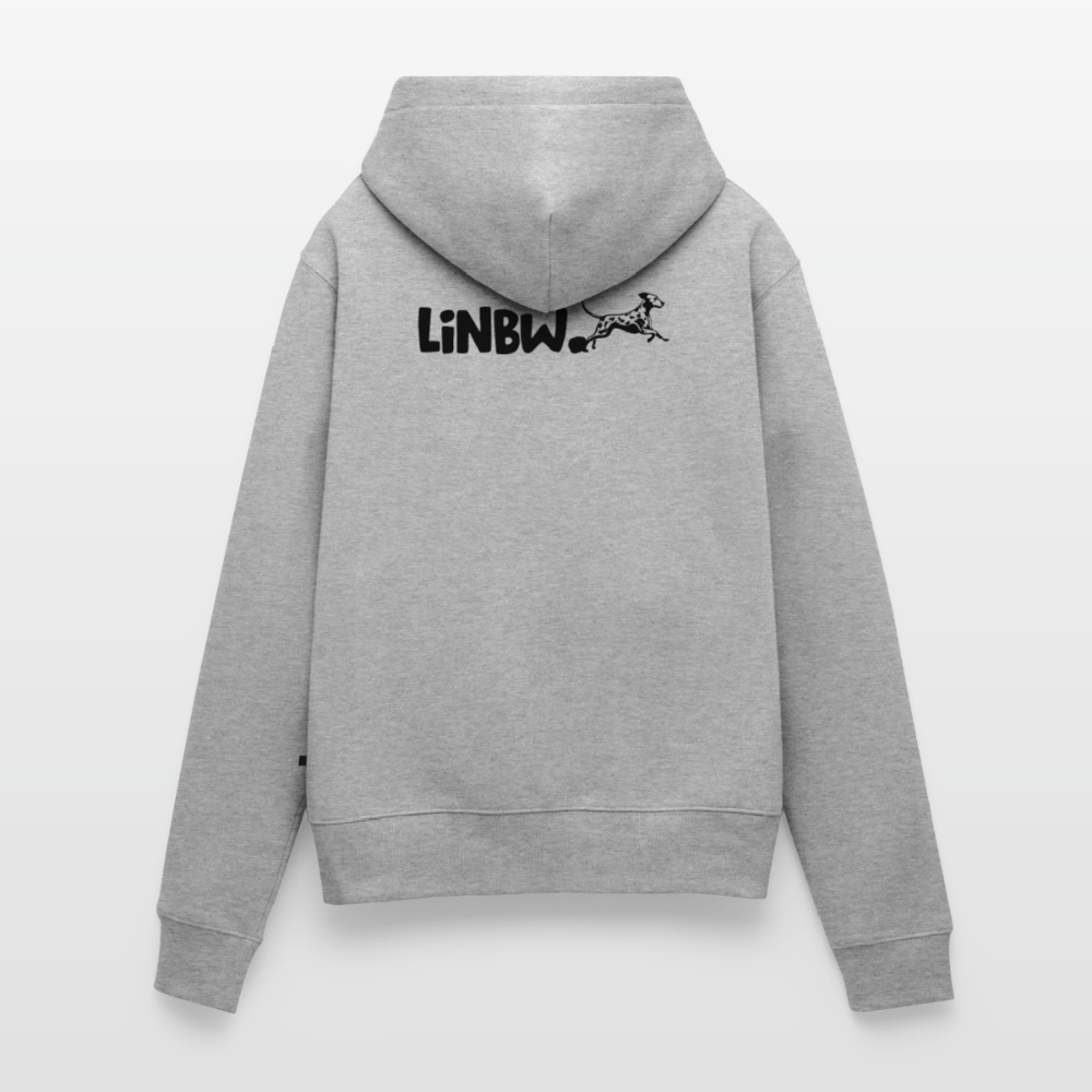 Life is not just black and white Hoodie Black Edition - Grau meliert
