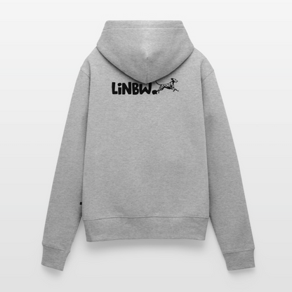 Life is not just black and white Hoodie Black Edition - Grau meliert
