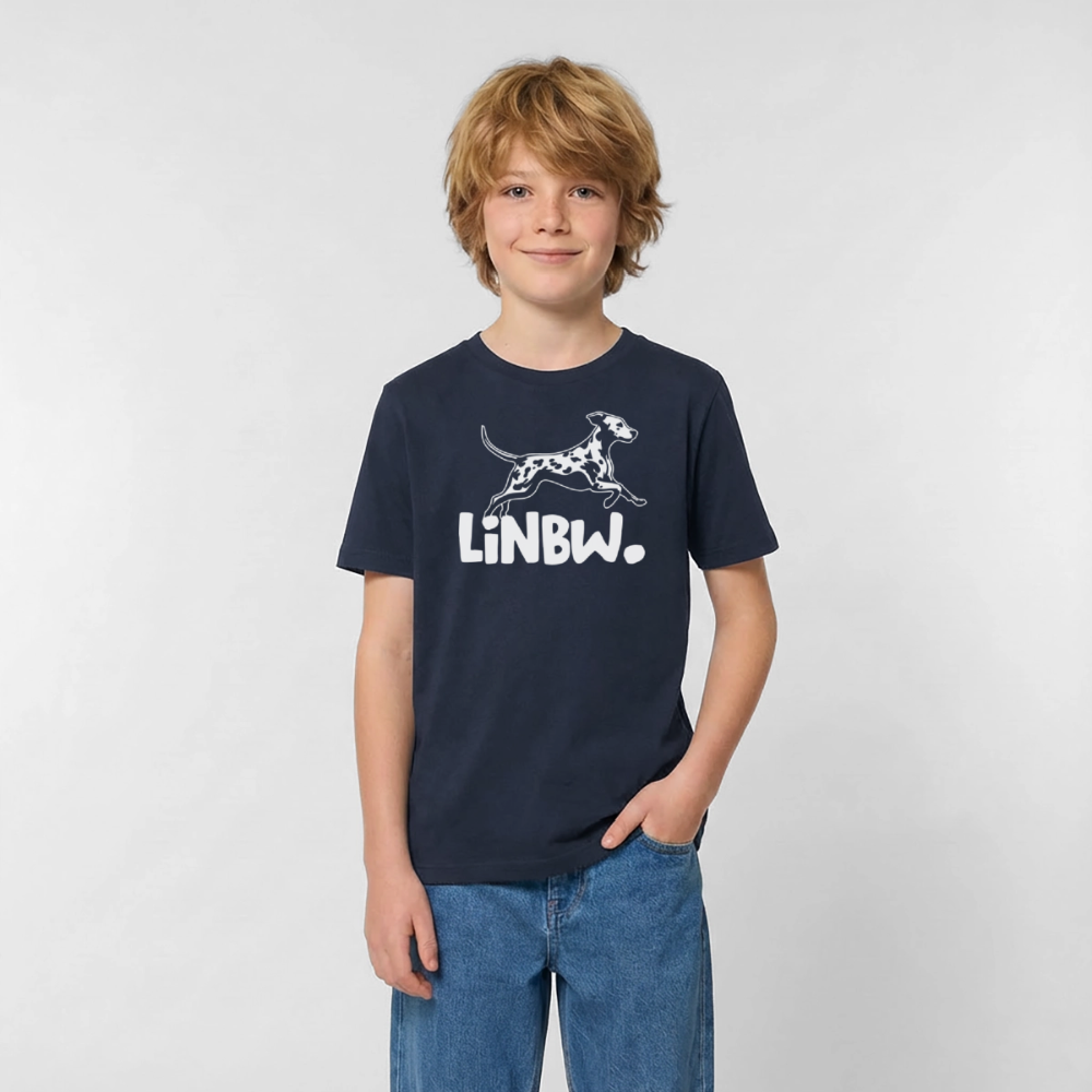 LiNBW. T-Shirt White Edition - Navy