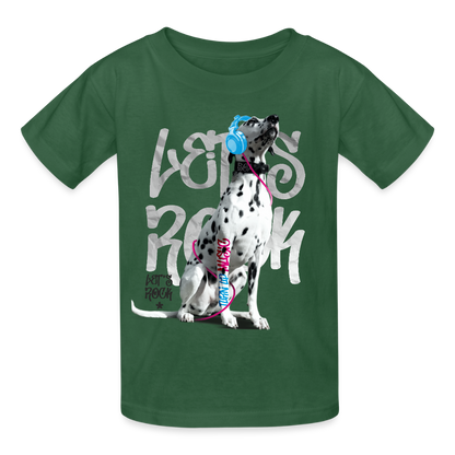 Boa's T-Shirt Let's Rock - Flaschengrün