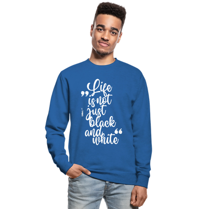 Life is not just black and white Classic Pullover White Edition - LiNBW.