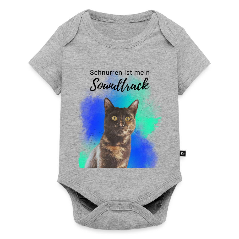 Nala´s Kurzarm-Body Schnurren ist mein Soundtrack Black Edition - LiNBW.