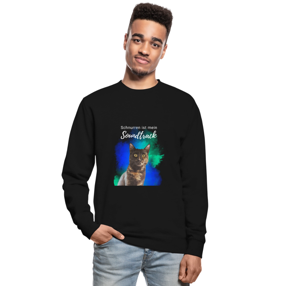 Nala's Classic Pullover Schnurren ist mein Soundtrack White Edition - Schwarz