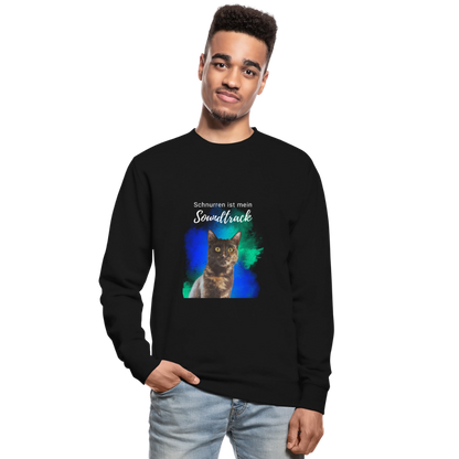 Nala's Classic Pullover Schnurren ist mein Soundtrack White Edition - Schwarz
