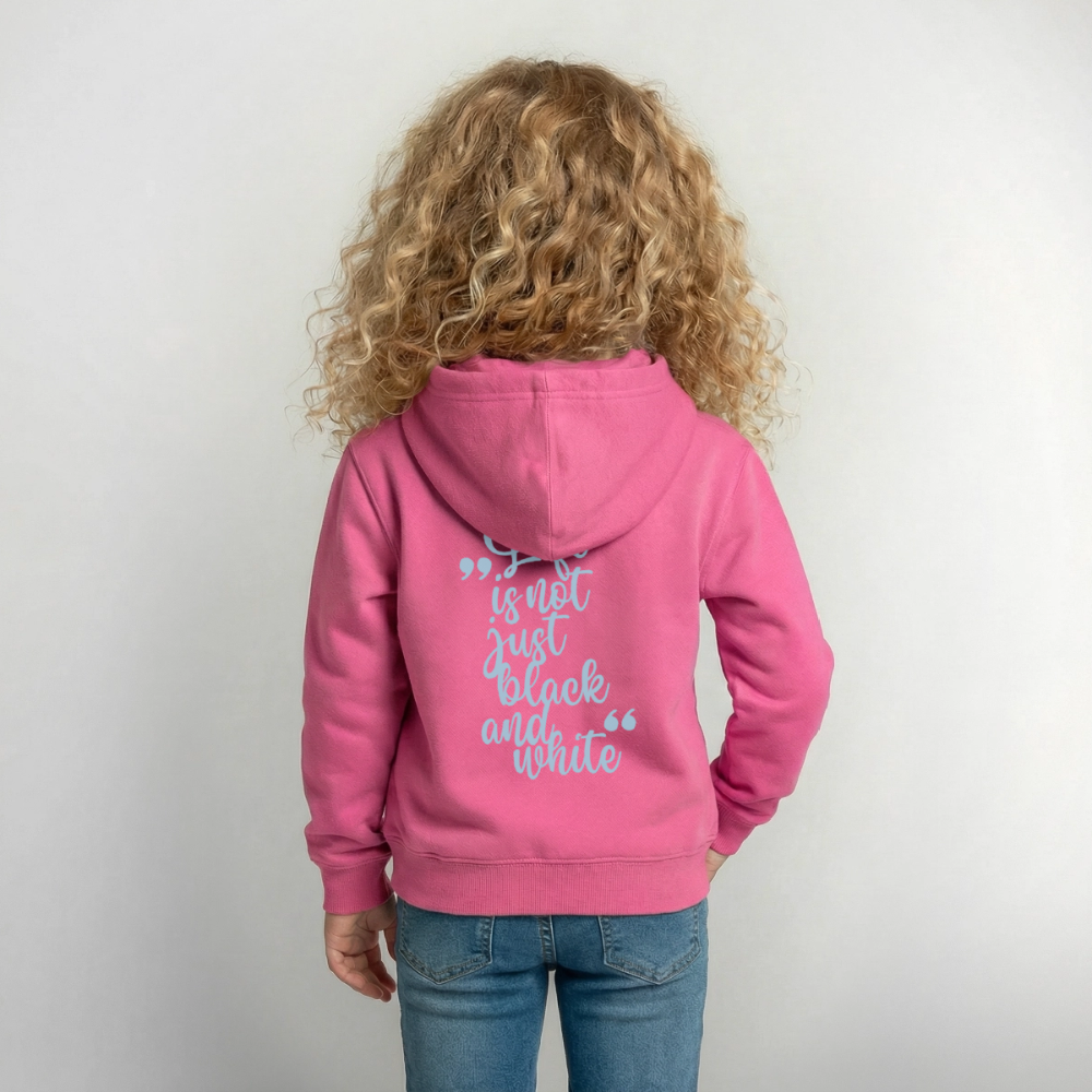 LiNBW. Crew Hoodie Life is not just black and white Edition Blue - LiNBW.