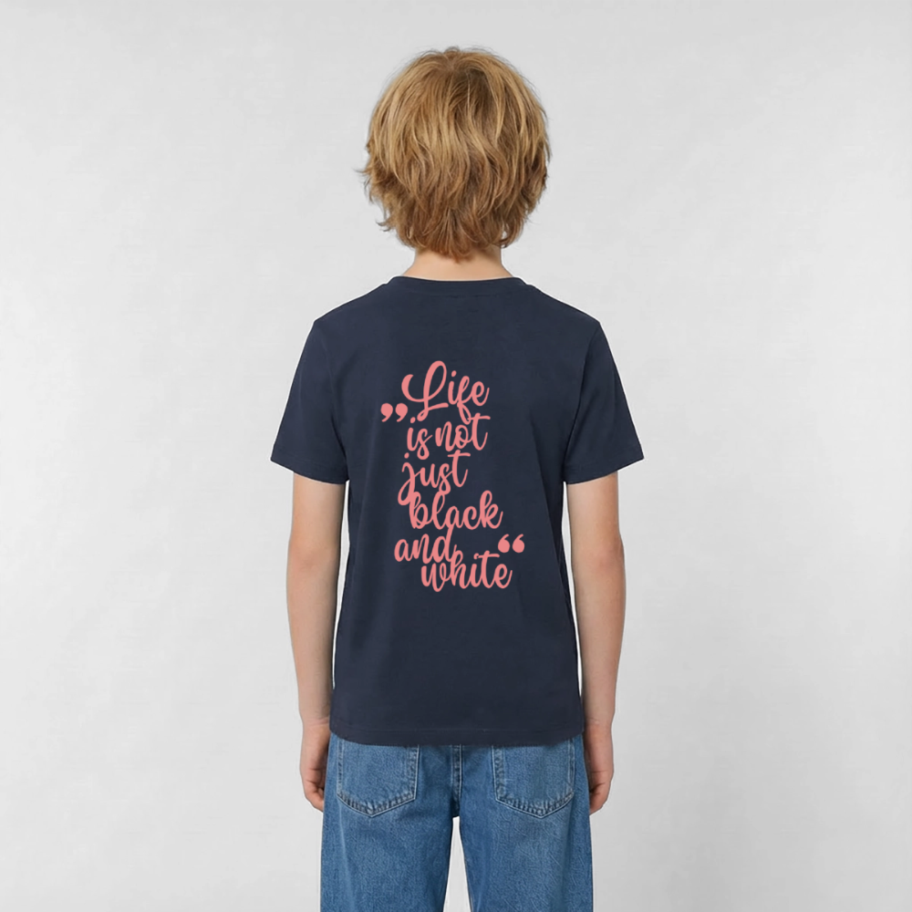 LiNBW. Crew T-Shirt Pink Edition Life is not just black and white - LiNBW.