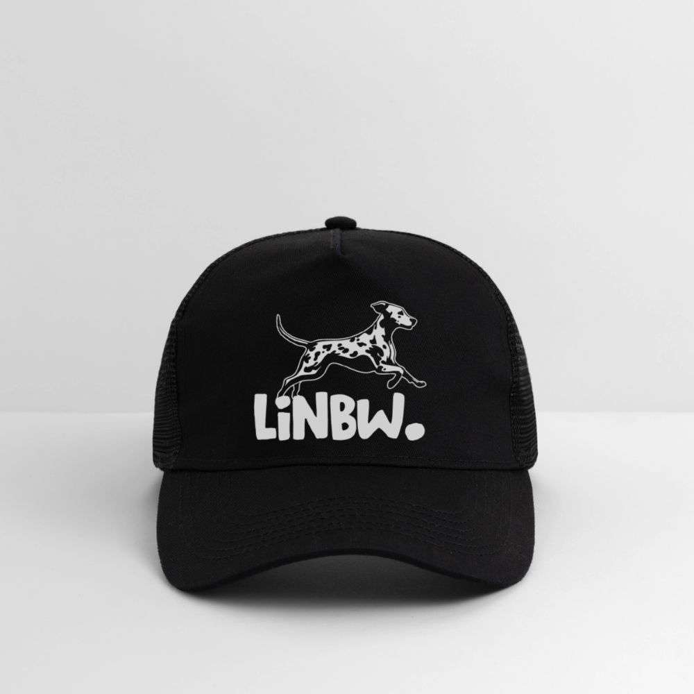 LiNBW. Trucker Cap White Edition - Schwarz/Schwarz
