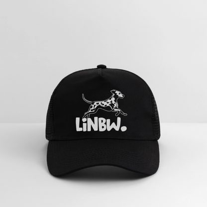 LiNBW. Trucker Cap White Edition - Schwarz/Schwarz