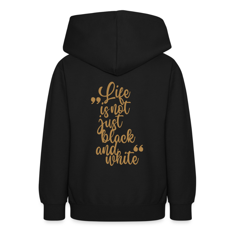 LiNBW. Crew Hoodie Life is not just black and white Edition Brown - LiNBW.