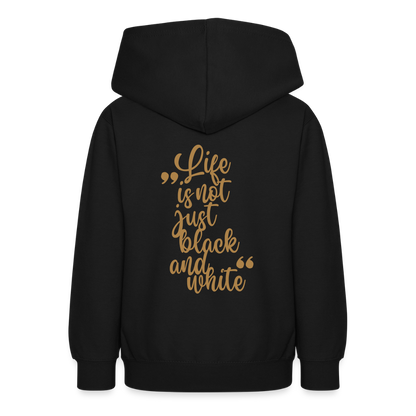 LiNBW. Crew Hoodie Life is not just black and white Edition Brown - LiNBW.