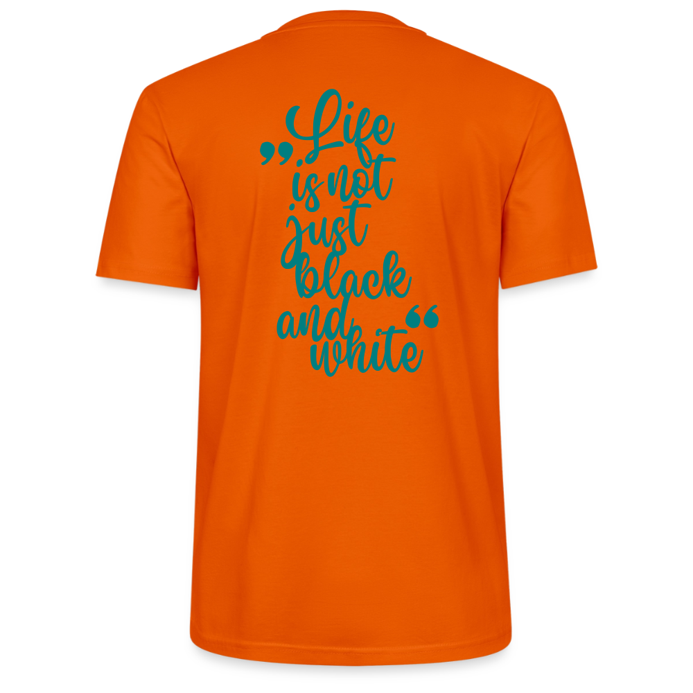 LiNBW. Unisex T-Shirt Premium Crew Blue Edition Life is not just black and white - LiNBW.