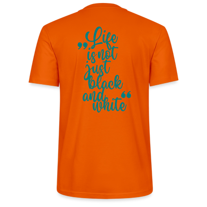 LiNBW. Unisex T-Shirt Premium Crew Blue Edition Life is not just black and white - LiNBW.