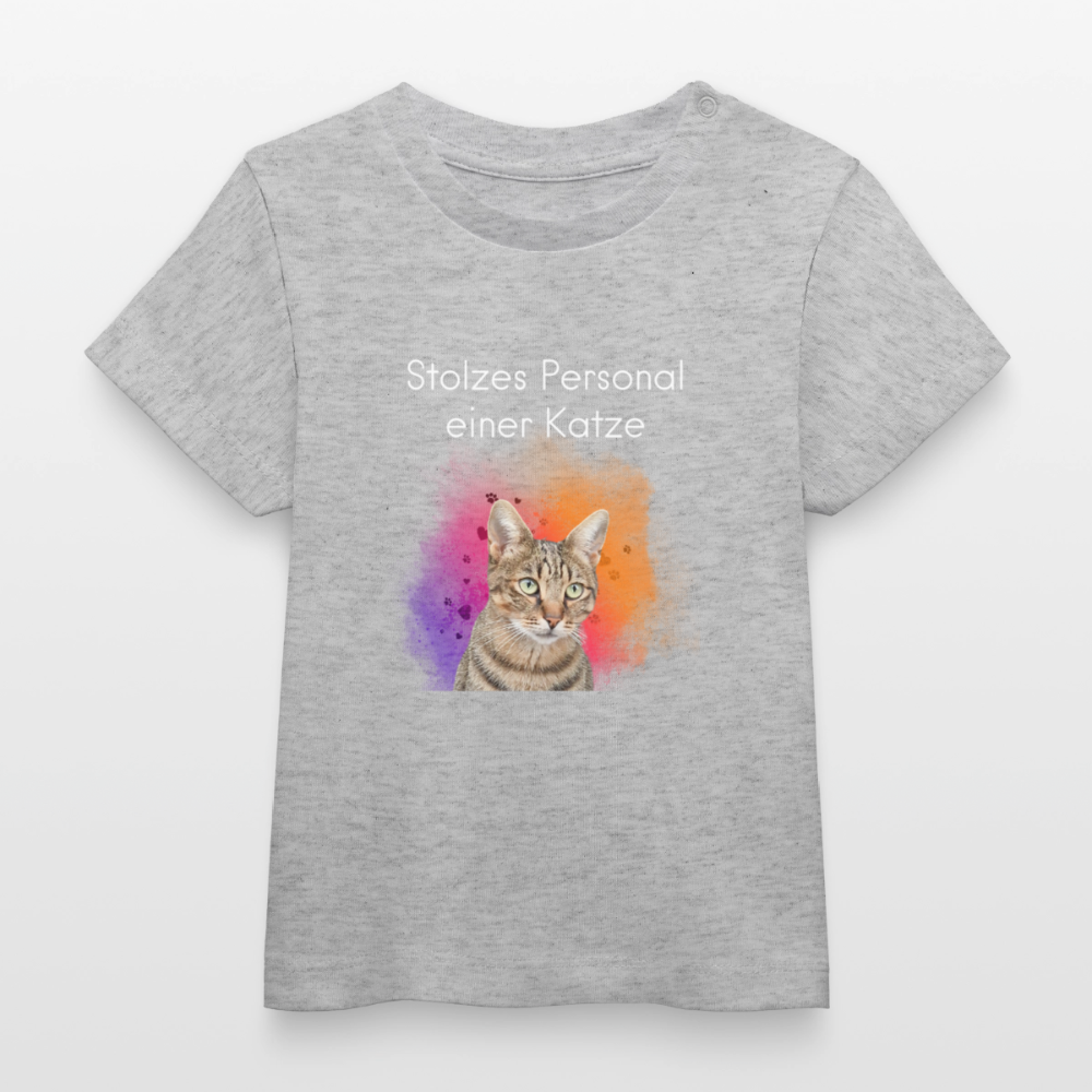 Pedro's T-Shirt Stolzes Personal einer Katze White Edition - LiNBW.