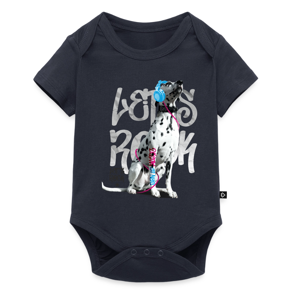 Boa´s Kurzarm-Body Let´s Rock - Navy