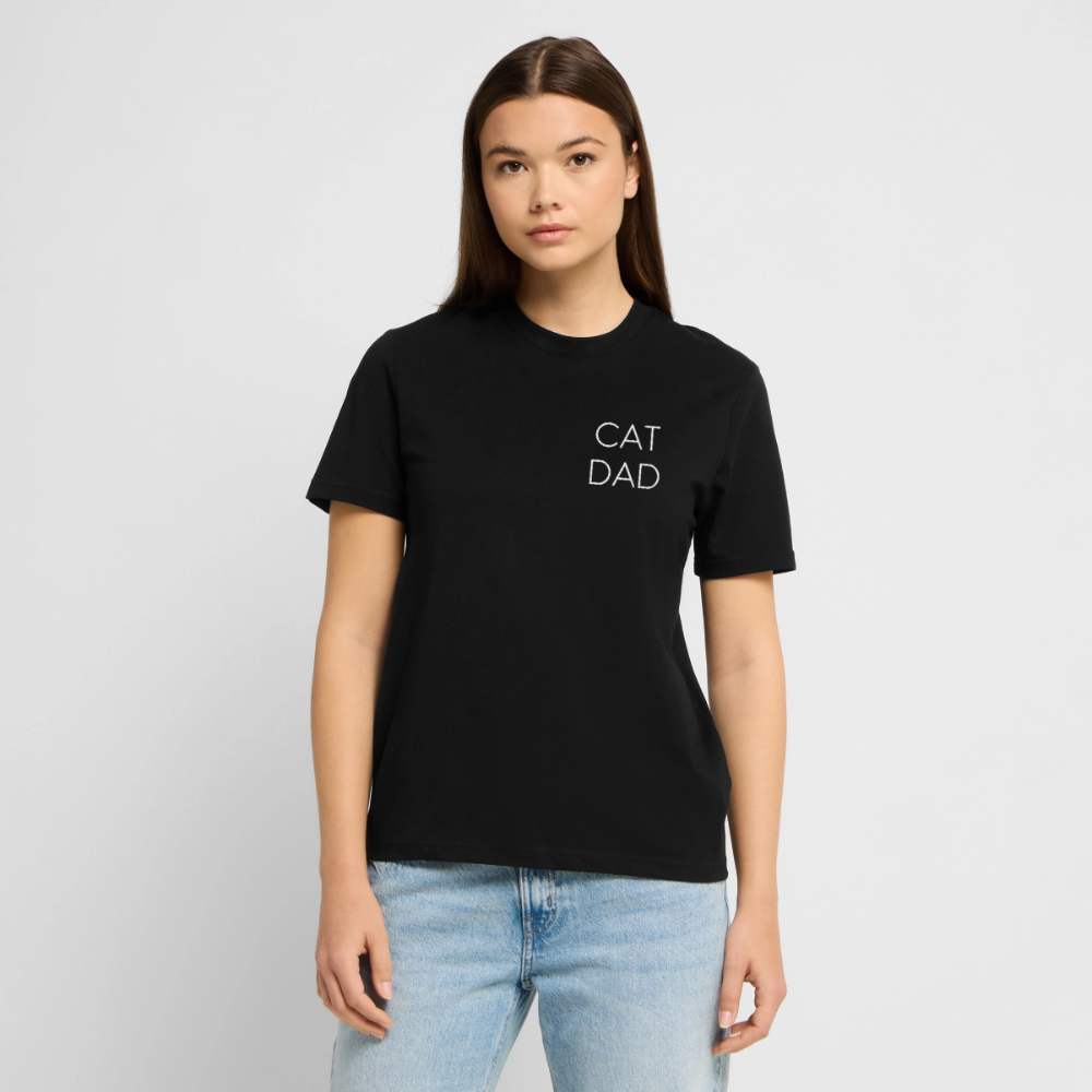 Pedro's Unisex T-Shirt Premium CAT DAD White Edition Stolzes Personal einer Katze - LiNBW.